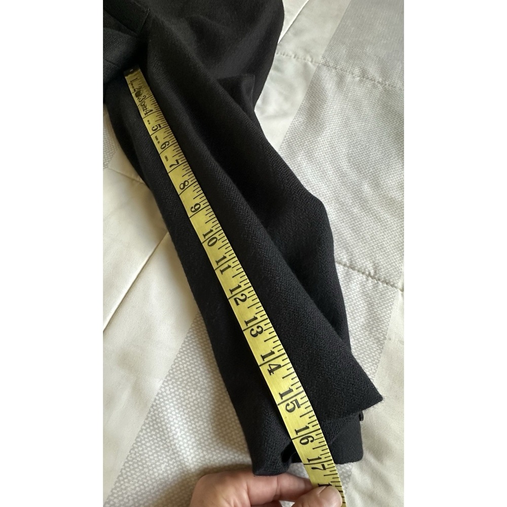 Andrew Fezza Fusion Lambswool and Cashmere Blazer 42R Black Three Button - Picture 6 of 11